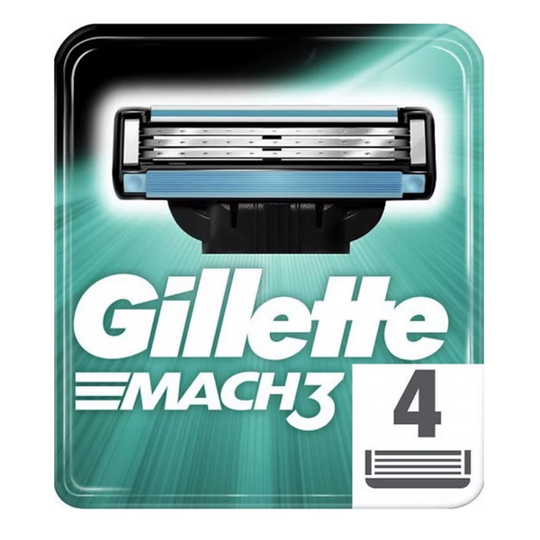 Gillette Mach 3 Змінні касети для гоління 4шт 1108 фото
