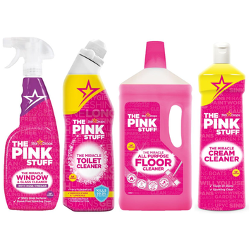 Набір The Pink Stuff для вікна/скло + унітаз + підлога + крем універсальний 1028 фото